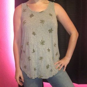 Loose Palm Tree tank top